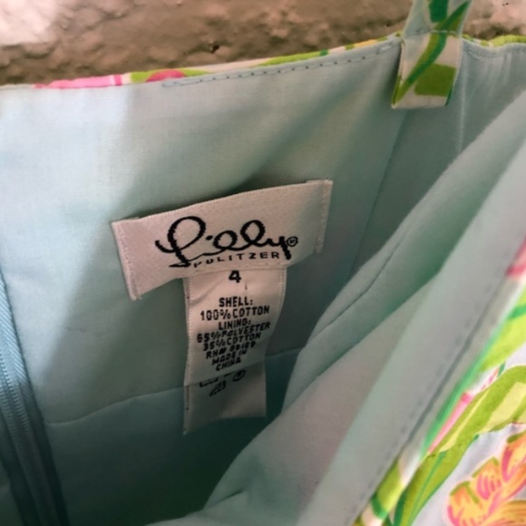 Lilly Pulitzer Tropical Palm Leaf Print Dress - Picture 4 of 4